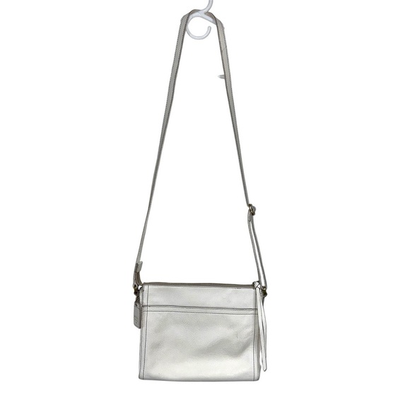 Fossil Pebble Leather Emma Coconut Crossbody Bag - Picture 1 of 9